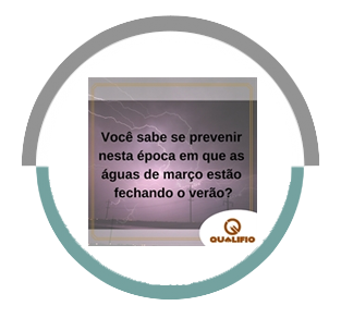 São as águas de março fechando o verão, e os raios e trovões entrando em ação!