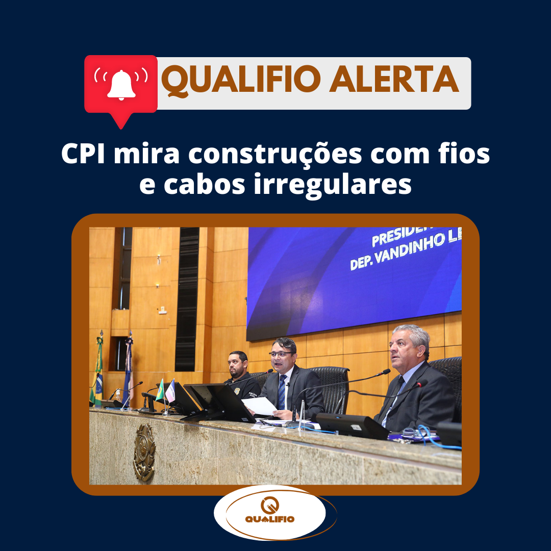 CPI mira construções com fios e cabos irregulares