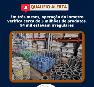 Em três meses, operação do Inmetro verifica cerca de 3 milhões de produtos: 94 mil estavam irregulares